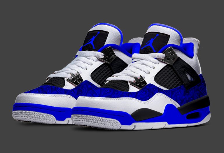 Another One for The Paisley Pack!-The Air Jordan 4 Military Blue Paisley 