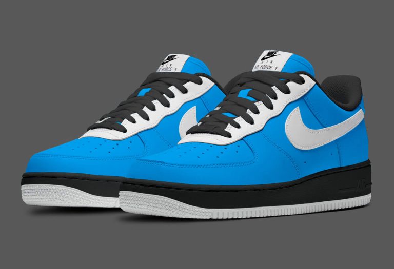 A Tweaked Retro-Nike Air Force 1 Low Reverse University Blue 