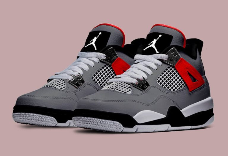 Cooler Grey! – Air Jordan 4 Grey and Red