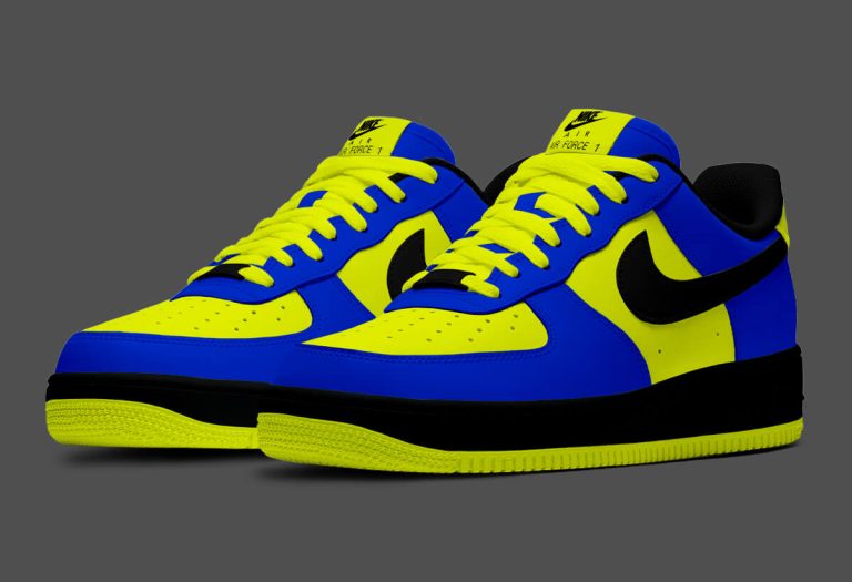 Stand out from the crowd! – Air Force 1 Blue and Volt Yellow