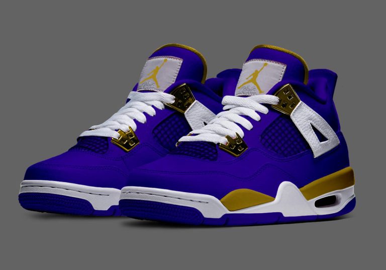 Supporting Your Favorite Basketball Team- The Air Jordan 4 LA Lakers 