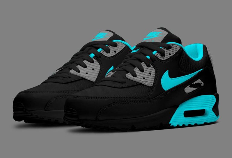 Dark Mode! – Air Max 90 Neon Blue