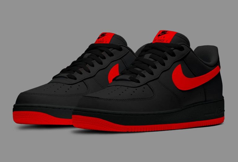 A Twin for the Varsity Reds? -The Air Force 1 Low Black Gym Red